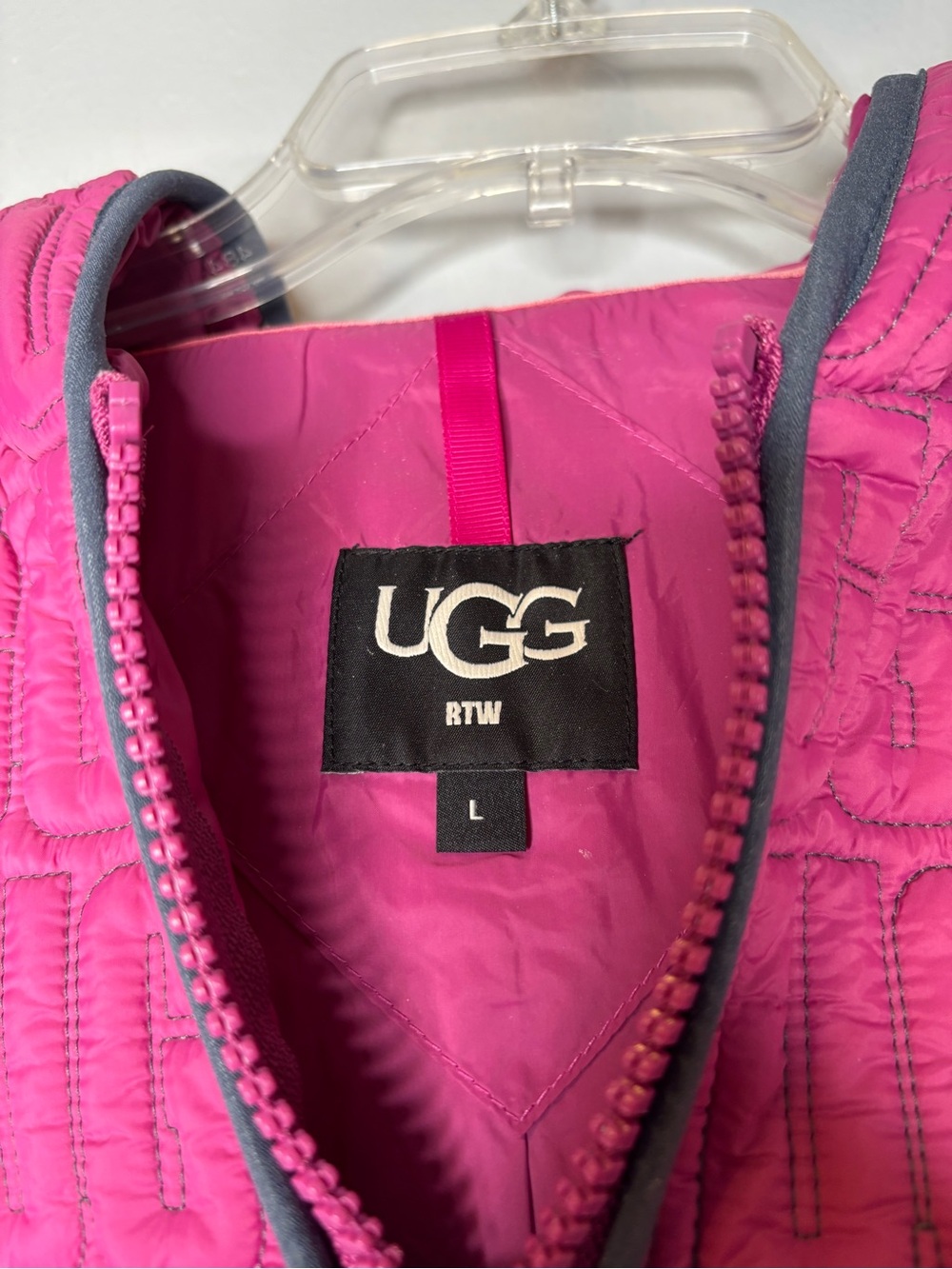 UGG IGGY SHERPA HALF ZIP HOODED JACKET - Picture 4 of 10
